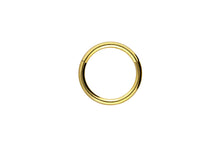 Laden Sie das Bild in den Galerie-Viewer, Basic 18 Karat Gold Clicker Ring piercinginspiration®
