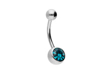 Laden Sie das Bild in den Galerie-Viewer, Kristall Bauchnabelpiercing Chirurgenstahl piercinginspiration®