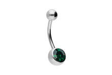 Laden Sie das Bild in den Galerie-Viewer, Kristall Bauchnabelpiercing Chirurgenstahl piercinginspiration®