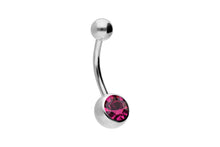 Laden Sie das Bild in den Galerie-Viewer, Kristall Bauchnabelpiercing Chirurgenstahl piercinginspiration®