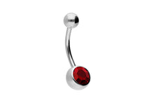 Laden Sie das Bild in den Galerie-Viewer, Kristall Bauchnabelpiercing Chirurgenstahl piercinginspiration®