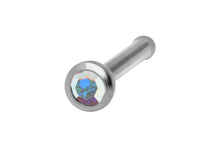 Laden Sie das Bild in den Galerie-Viewer, Basic Pin Nasenstecker Kristall SILBER Chirurgenstahl piercinginspiration®