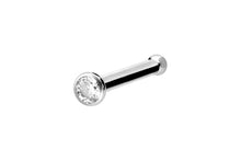 Laden Sie das Bild in den Galerie-Viewer, Basic Pin Nasenstecker Kristall SILBER Chirurgenstahl piercinginspiration®