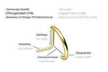Laden Sie das Bild in den Galerie-Viewer, Basic Nasenstecker Rund piercinginspiration®