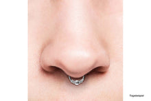 Laden Sie das Bild in den Galerie-Viewer, Clicker Ring Kugel Struktur piercinginspiration®