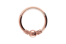 Laden Sie das Bild in den Galerie-Viewer, Clicker Ring Kugel Struktur piercinginspiration®