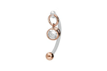Laden Sie das Bild in den Galerie-Viewer, Kristall Rund Intim Piercing piercinginspiration®