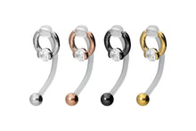 Laden Sie das Bild in den Galerie-Viewer, Kristallring Intim Piercing piercinginspiration®