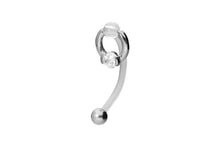 Laden Sie das Bild in den Galerie-Viewer, Kristallring Intim Piercing piercinginspiration®