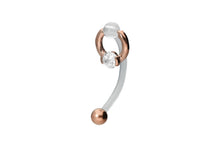Laden Sie das Bild in den Galerie-Viewer, Kristallring Intim Piercing piercinginspiration®