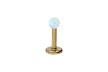 Laden Sie das Bild in den Galerie-Viewer, Titan Opal Labret Ohrpiercing piercinginspiration®