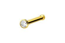 Laden Sie das Bild in den Galerie-Viewer, Titan Basic Kristall Nasenstecker Pin piercinginspiration®