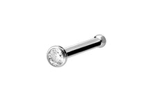 Laden Sie das Bild in den Galerie-Viewer, Titan Basic Kristall Nasenstecker Pin piercinginspiration®