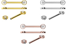 Laden Sie das Bild in den Galerie-Viewer, Titan Innengewinde Ring Nippelpiercing piercinginspiration®