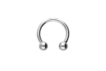 Laden Sie das Bild in den Galerie-Viewer, 18 Karat (750er) Gold Hufeisen Ring Barbell piercinginspiration®