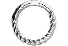 Laden Sie das Bild in den Galerie-Viewer, Clicker Ring Gedreht 18 Karat Gold piercinginspiration®