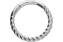 Laden Sie das Bild in den Galerie-Viewer, Clicker Ring Gedreht 18 Karat Gold piercinginspiration®