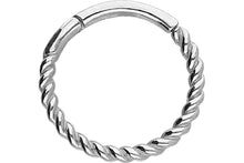 Laden Sie das Bild in den Galerie-Viewer, Clicker Ring Gedreht 18 Karat Gold piercinginspiration®