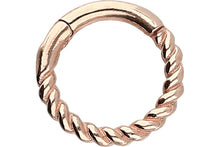 Laden Sie das Bild in den Galerie-Viewer, Clicker Ring Gedreht 18 Karat Gold piercinginspiration®