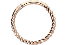 Laden Sie das Bild in den Galerie-Viewer, Clicker Ring Gedreht 18 Karat Gold piercinginspiration®
