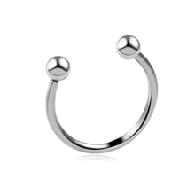 Laden Sie das Bild in den Galerie-Viewer, Titan Hufeisen Ring Barbell piercinginspiration®