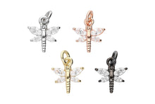 Laden Sie das Bild in den Galerie-Viewer, Kristall Piercing Anhänger Libelle piercinginspiration®