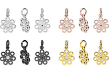 Laden Sie das Bild in den Galerie-Viewer, Kristall Piercing Anhänger Blume piercinginspiration®