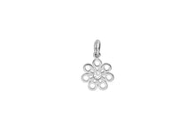 Laden Sie das Bild in den Galerie-Viewer, Kristall Piercing Anhänger Blume piercinginspiration®