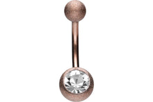 Laden Sie das Bild in den Galerie-Viewer, Diamantoptik Kristall Bauchnabelpiercing piercinginspiration®