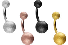 Laden Sie das Bild in den Galerie-Viewer, Basic Bauchnabelpiercing Diamantoptik Barbell piercinginspiration®
