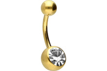 Laden Sie das Bild in den Galerie-Viewer, Kristall Bauchnabelpiercing Chirurgenstahl piercinginspiration®