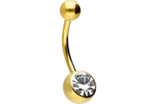 Laden Sie das Bild in den Galerie-Viewer, Kristall Bauchnabelpiercing Chirurgenstahl piercinginspiration®