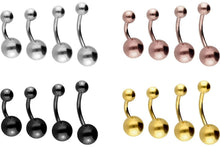 Laden Sie das Bild in den Galerie-Viewer, Basic Bauchnabelpiercing Barbell piercinginspiration®