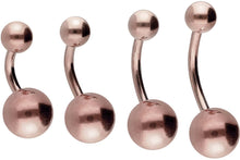 Laden Sie das Bild in den Galerie-Viewer, Basic Bauchnabelpiercing Barbell piercinginspiration®