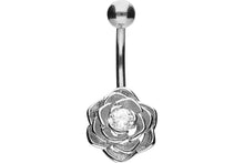 Laden Sie das Bild in den Galerie-Viewer, Blume Kristall Bauchnabelpiercing Barbell piercinginspiration®