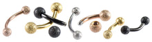 Laden Sie das Bild in den Galerie-Viewer, Rook Diamantoptik Banane Barbell piercinginspiration®