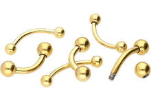 Laden Sie das Bild in den Galerie-Viewer, Titan Basic Rook Banane Barbell piercinginspiration®