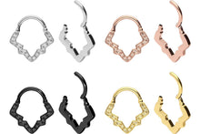 Laden Sie das Bild in den Galerie-Viewer, Monument Septum Daith Clicker Ring piercinginspiration®
