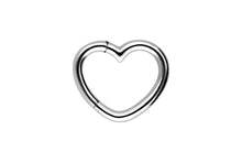 Laden Sie das Bild in den Galerie-Viewer, Herz Rund Clicker Ring piercinginspiration®