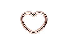 Laden Sie das Bild in den Galerie-Viewer, Herz Rund Clicker Ring piercinginspiration®