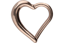 Laden Sie das Bild in den Galerie-Viewer, Herz Clicker Ring piercinginspiration®