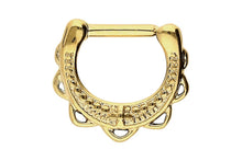 Laden Sie das Bild in den Galerie-Viewer, Septum Daith Clicker Ring Oriental Kleine Spitzen piercinginspiration®