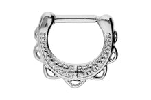 Laden Sie das Bild in den Galerie-Viewer, Septum Daith Clicker Ring Oriental Kleine Spitzen piercinginspiration®