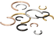 Titan Hufeisen Ring Barbell ohne Kugeln piercinginspiration®