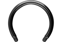 Laden Sie das Bild in den Galerie-Viewer, Hufeisen Ring Barbell ohne Kugeln Chirurgenstahl piercinginspiration®