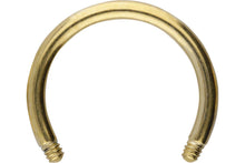 Laden Sie das Bild in den Galerie-Viewer, Hufeisen Ring Barbell ohne Kugeln Chirurgenstahl piercinginspiration®