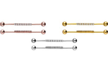 Laden Sie das Bild in den Galerie-Viewer, Kristall Industrial Piercing piercinginspiration®