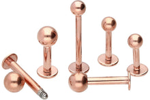 Laden Sie das Bild in den Galerie-Viewer, Basic Labret Chirurgenstahl Ohrpiercing Barbell piercinginspiration®