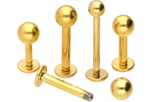 Laden Sie das Bild in den Galerie-Viewer, Basic Labret Chirurgenstahl Ohrpiercing Barbell piercinginspiration®