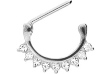 Laden Sie das Bild in den Galerie-Viewer, Sonnenschein 9 Kristalle Nippel Clicker piercinginspiration®